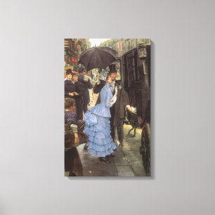 Handelsresanden (aka brudtärna) vid James Tissot Canvastryck