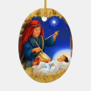 Handelsresandepojkeprydnad Julgransprydnad Keramik