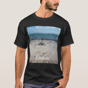 Handelstorget ovanifrån i Lissabon, Portugal T Shirt
