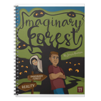 Handelsvaror från bok i den imaginära skogen anteckningsbok