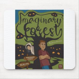 Handelsvaror från bok i den imaginära skogen musmatta