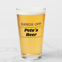 Handen är borta! Personlig Beer Glass