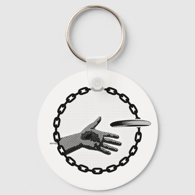 Handen som händer nyckelring (Framsida)