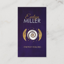 Händer - Affärskort för energibehandling Visitkort