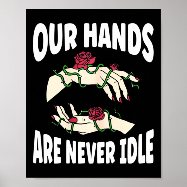 Händer är aldrig inaktiv i amerikansk teckenspråks poster (Framsidan)