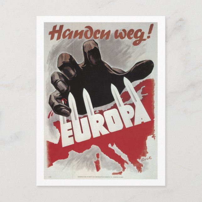 Händer av! (1943)_Propaganda Poster Vykort (Framsida)