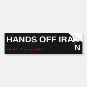 Händer av den Iran bildekalet Bildekal