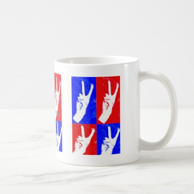 Händer av Fred-Lånar Din Kaffemugg (Höger)