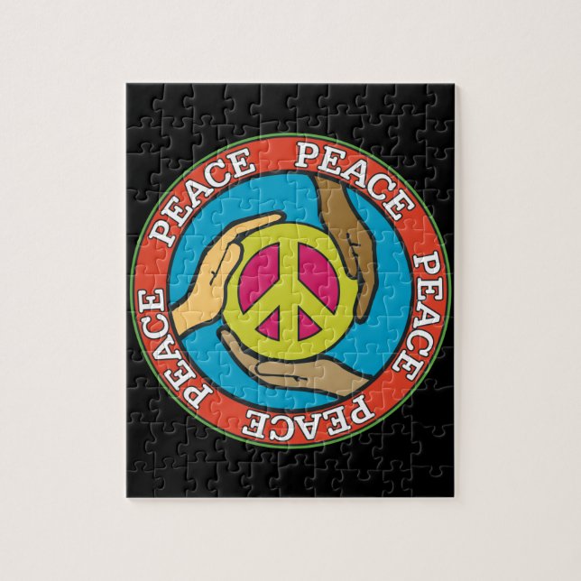 Händer av fred pussel (Vertikal)