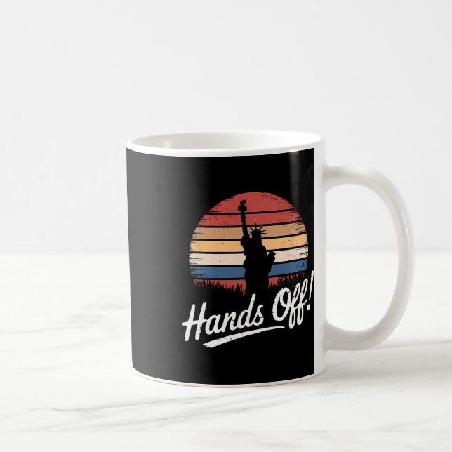 Händer av Frihetsgudinnan av protester - kvarståen Kaffemugg (Höger)