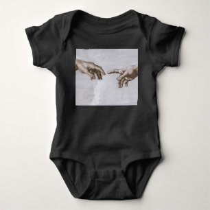 Händer av Gud och Adam av Michelangelo T Shirt