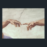 Händer av Gud och Adam Poster<br><div class="desc">Händer of God and Adam,  detaljer från The Creation of Adam,  från Sistine Ceiling,  1511 | av Michelangelo Buonarroti | Plats för konst: Vatikanska museer och gallerier,  Vatikanstaten,  Italien | Italienska artister | Bilduppsamlingsnummer: BAL143446</div>