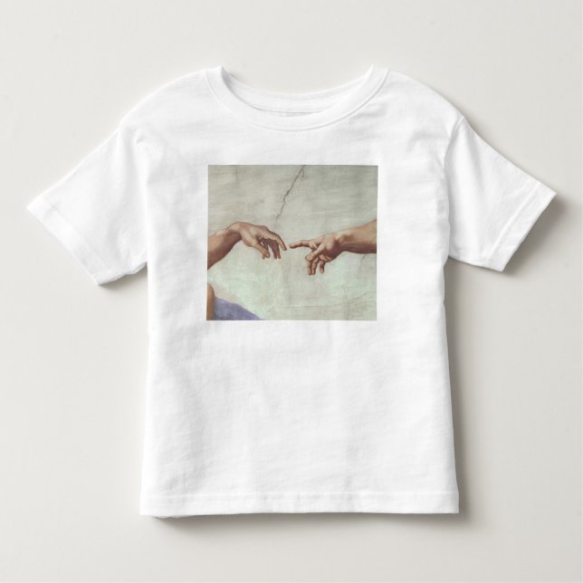 Händer av guden och Adam T-shirt (Framsida)