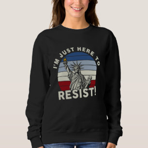 Händer av Jag är bara här för att motstå liberty A T Shirt