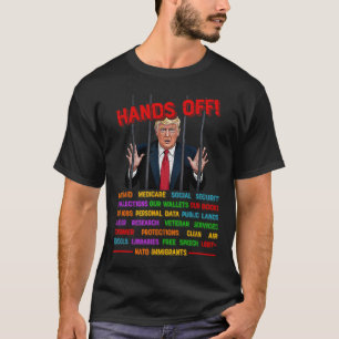 Händer av lättfunna trump i kriminalprotestantisak t shirt