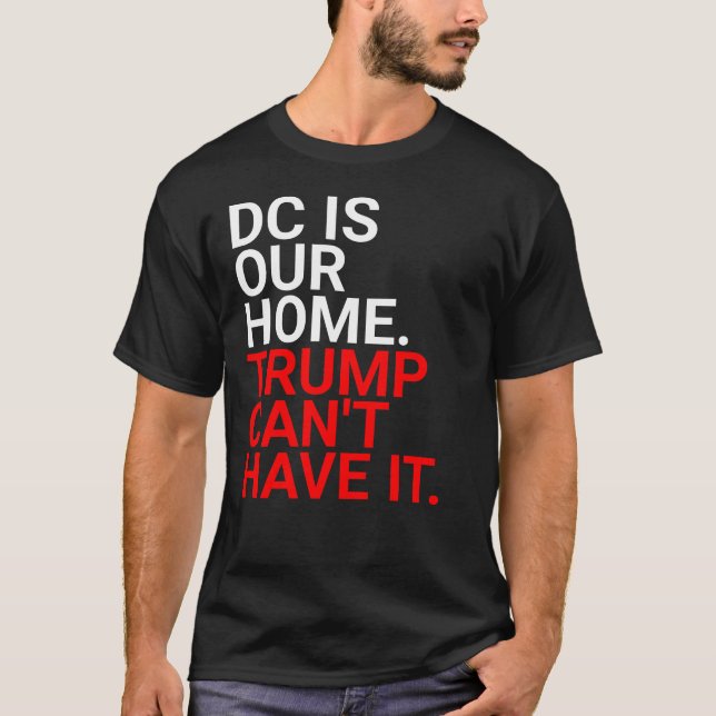 Händer av ledigt DC, Washington DC är vår hemkris T Shirt (Framsida)