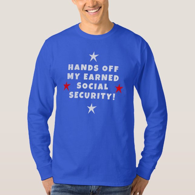 Händer Av Min Allmänna Pension T Shirt (Framsida)