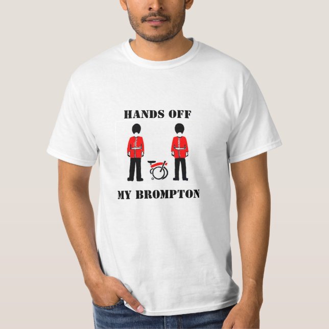Händer av min Brompton T-tröja Tee Shirt (Framsida)