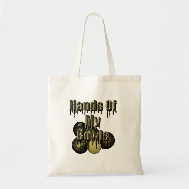 Händer av min Gräsmatta Bowls, Tygkasse (Framsidan)