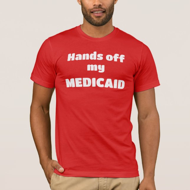 Händer av min medicaid Manar T Shirt (Framsida)
