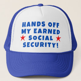 Händer av min Social-säkerhet Keps