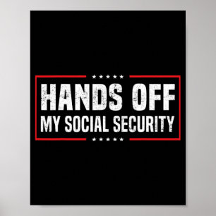 Händer av min Social-säkerhet Poster