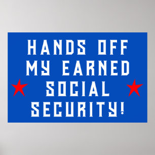 Händer av min Social-säkerhet Poster
