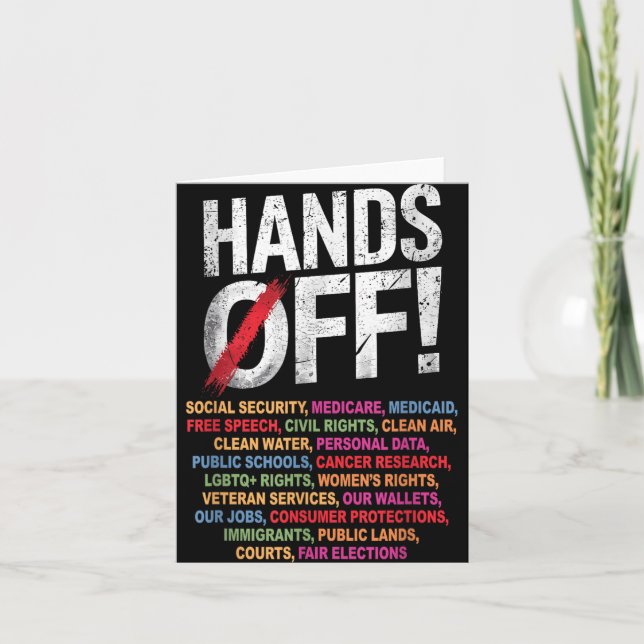 Händer av min Social-säkerhetstävling 2025 Kort (Framsida)