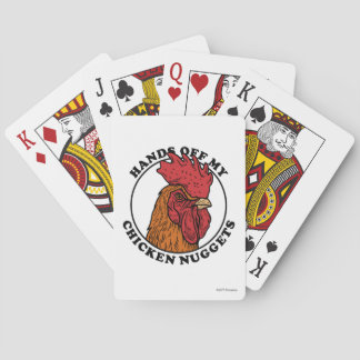 Händer av mina kycklingnuggetter casinokort