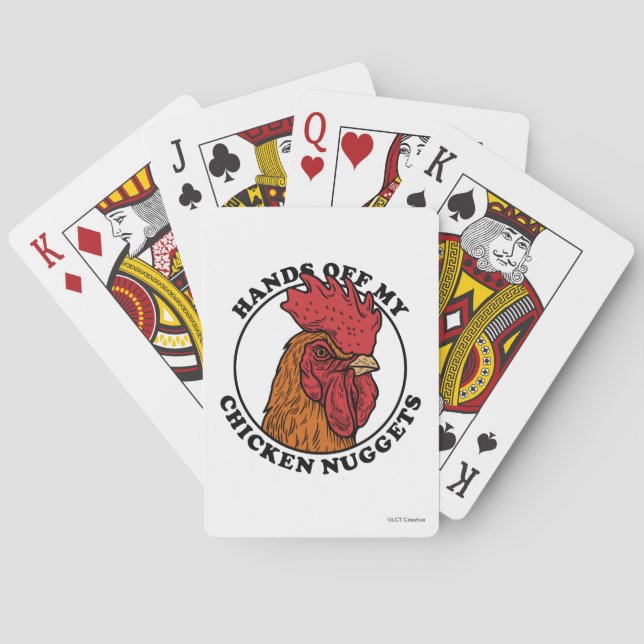 Händer av mina kycklingnuggetter casinokort (Baksidan)