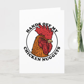 Händer av mina kycklingnuggetter kort
