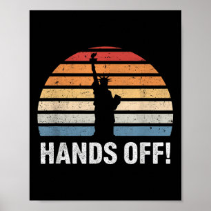 Händer av motverkande Frihetsgudinnan mot proteste Poster
