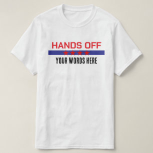 Händer av Orden här Rött vitt blått T Shirt
