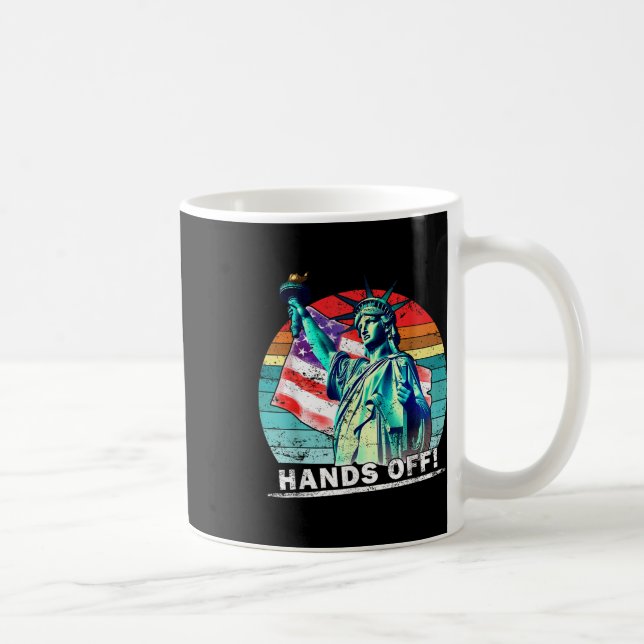 Händer av Protest Social Security and Medicare Pro Kaffemugg (Höger)