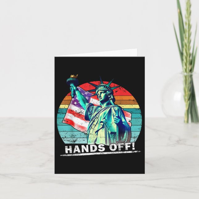 Händer av Protest Social Security and Medicare Pro Kort (Framsida)