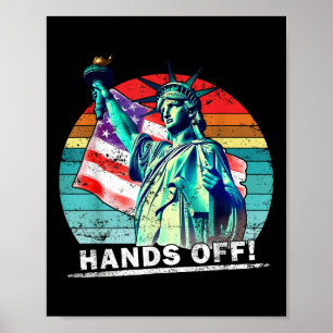 Händer av Protest Social Security and Medicare Pro Poster