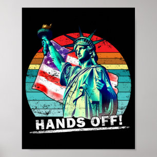 Händer av Protest Social Security and Medicare Pro Poster