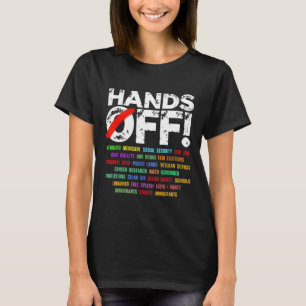 Händer av Protest Social Security and Medicare Pro T Shirt