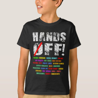 Händer av Protest Social Security and Medicare Pro T Shirt
