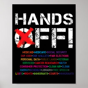 Händer av Protest T-shirt3.png Poster