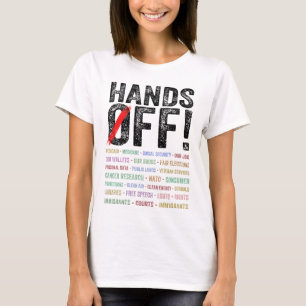 Händer av protester t shirt