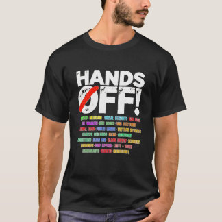Händer av protester t shirt