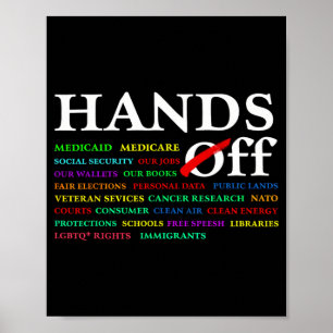 Händer av protesterna lördag april 5 Manar Kvinnor Poster