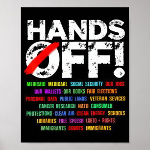 Händer av protesterna lördag april 5 Manar Kvinnor Poster