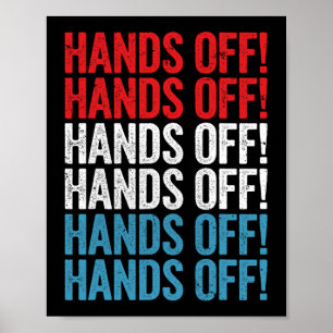 Händer av Rally Protest T-shirt.png Poster