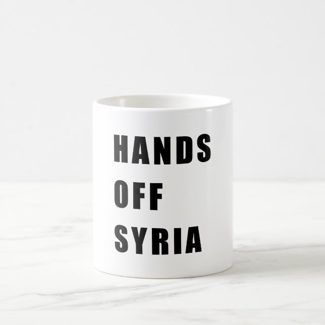 Händer av Syrien Kaffemugg (Center)