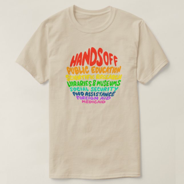Händer av t shirt (Design framsida)
