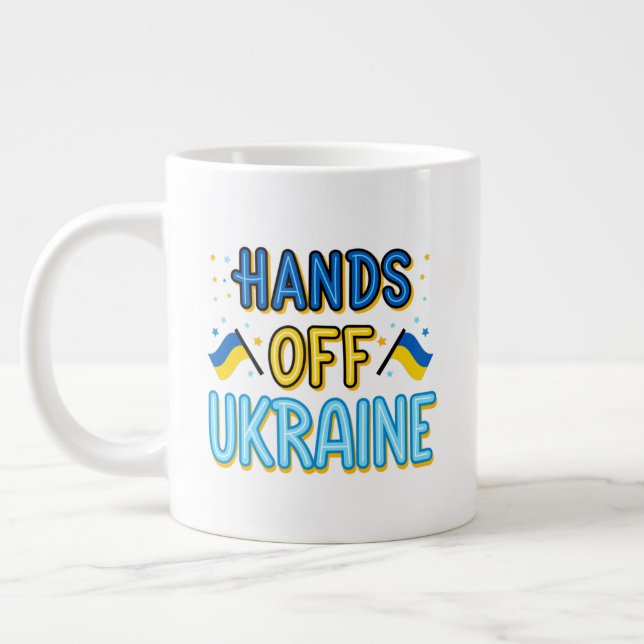 Händer av Ukraina Specialty Jumbo Mugg (Vänster)