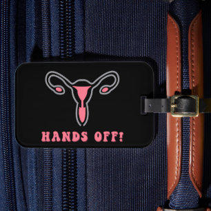 Händer av Uterus ProChoice Bagagebricka
