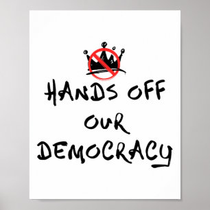 Händer av vår demokrati poster
